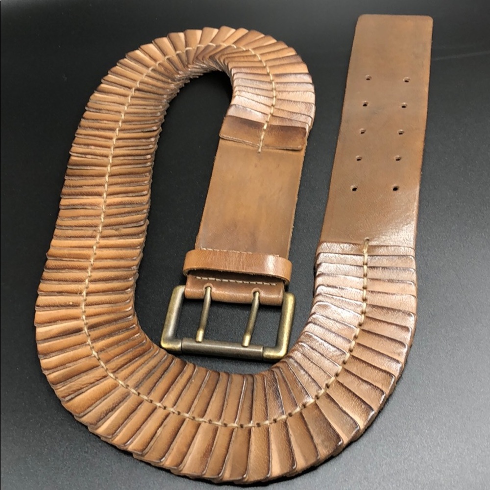 Genuine leather belt
